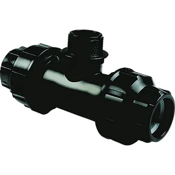 Instalatérský materiál PP T-kus MZV 25x3/4" rozebíratelný