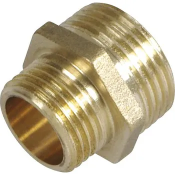 Fitinka Dvojnipl redukovaný 1"x1/2" mosaz