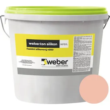 Fasádní barva Fasádní nátěr WEBER.TON silikon 25 kg OR6D oranžová