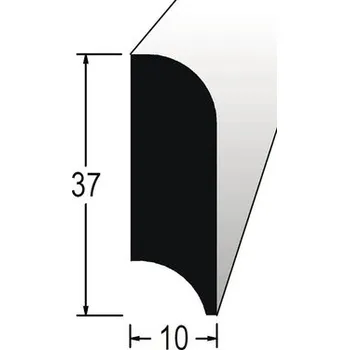 soklová lišta Podlahová lišta nastavovaná 10 x 37 x 2400 mm buk