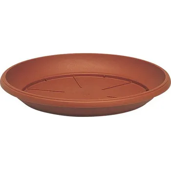 Podmiska Podmiska plastová SIMILCOTTO Ø 18 cm pro květináč Ø 20 cm terakota