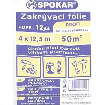 Zakrývací fólie HDPE 12MY 4x12,5m