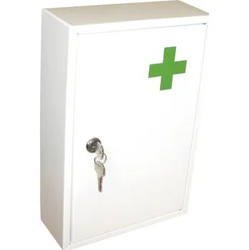 Lékárnička Plechová lékárnička L10, bílá