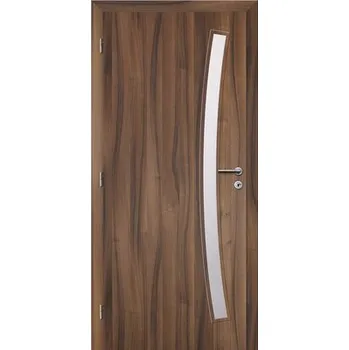 Interiérové dveře Interiérové dveře Solodoor Zenit XXI prosklené 80 L fólie ořech