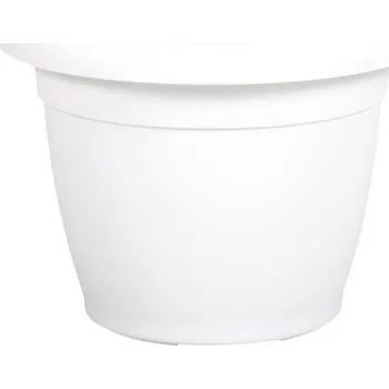Květináč Květináč plastový Naxos Ø 25 cm bílý