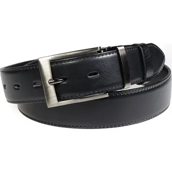 Opasek Pánský kožený opasek Penny Belts Frederico černý Délka: 95 cm