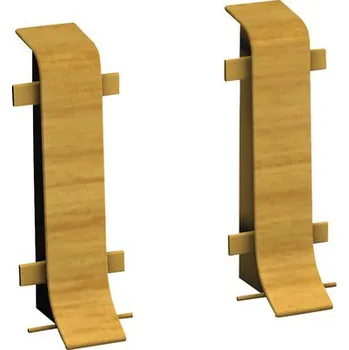 Spojky 2ks ke kanálkové liště, KSL50 , dub světlý, 50 mm