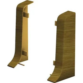 soklová lišta Koncovky L+P ke kanálkové liště, KSL50, dub Montana, 50 mm