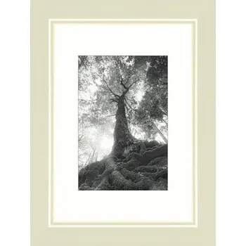 Rám na obraz Fotorámeček dřevěný, Modern, krémově bílý 9x13 cm