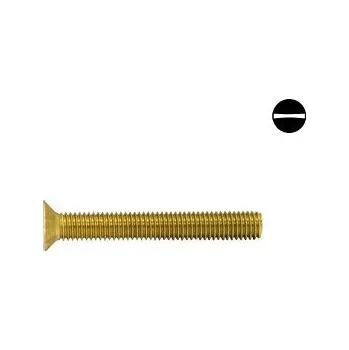 Šroub Šroub záp. hlava DIN 963 ocel 4.8 M5x14 ZŽ 10ks