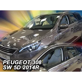 Plexi ofuk oken Ofuky oken Peugeot 308 II 5dveř 13- před.+zadní combi Heko