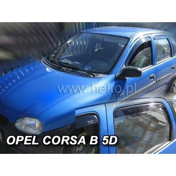 Plexi ofuk oken Ofuky oken Opel Corsa B 5dveř 93-01 před.+zadní Heko