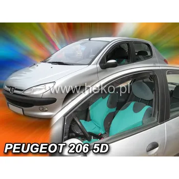 Plexi ofuk oken Ofuky oken Peugeot 206 5dveř přední 98- Heko
