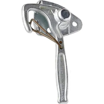 Karhák levý zahnutý velikost 0 s trojúhelníkovou deskou, kluzným dílem a pojistným perem