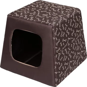 Reedog 2v1 pyramida 37 x 37 cm, Brown Bones