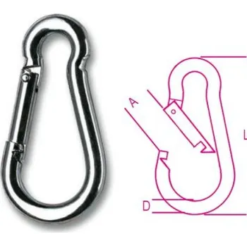 Stahovací páska HÁK KARABINKOVÝ-MODEL 8074 12X140 MM POZINKOVANÝ DIN 5299 (HÁK KARABINKOVÝ-MODEL 8074 12X140 MM POZINKOVANÝ DIN 5299)