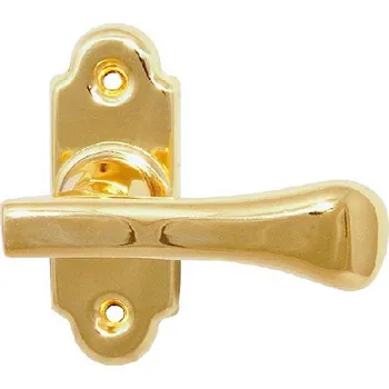 Okenní klika Okenní kování Art Vienna půloliva leštěná mosaz