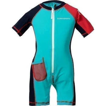 Dívčí plavky Koupací overal s UV Didriksons REEF - ZELENÝ KONFEKČNÍ VELIKOST: 100