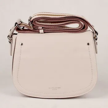 Kabelka David Jones Paris Crossbody kabelka David Jones CM5061 světlešedá