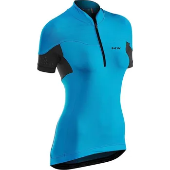 cyklistický dres NW Muse Jersey S/S - Blue Surfer M