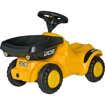 Odrážedlo Rolly Toys Minitrac Dumper JCB žluté