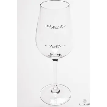 Sklenice Bella Rose Sklenice na víno Problem Solved