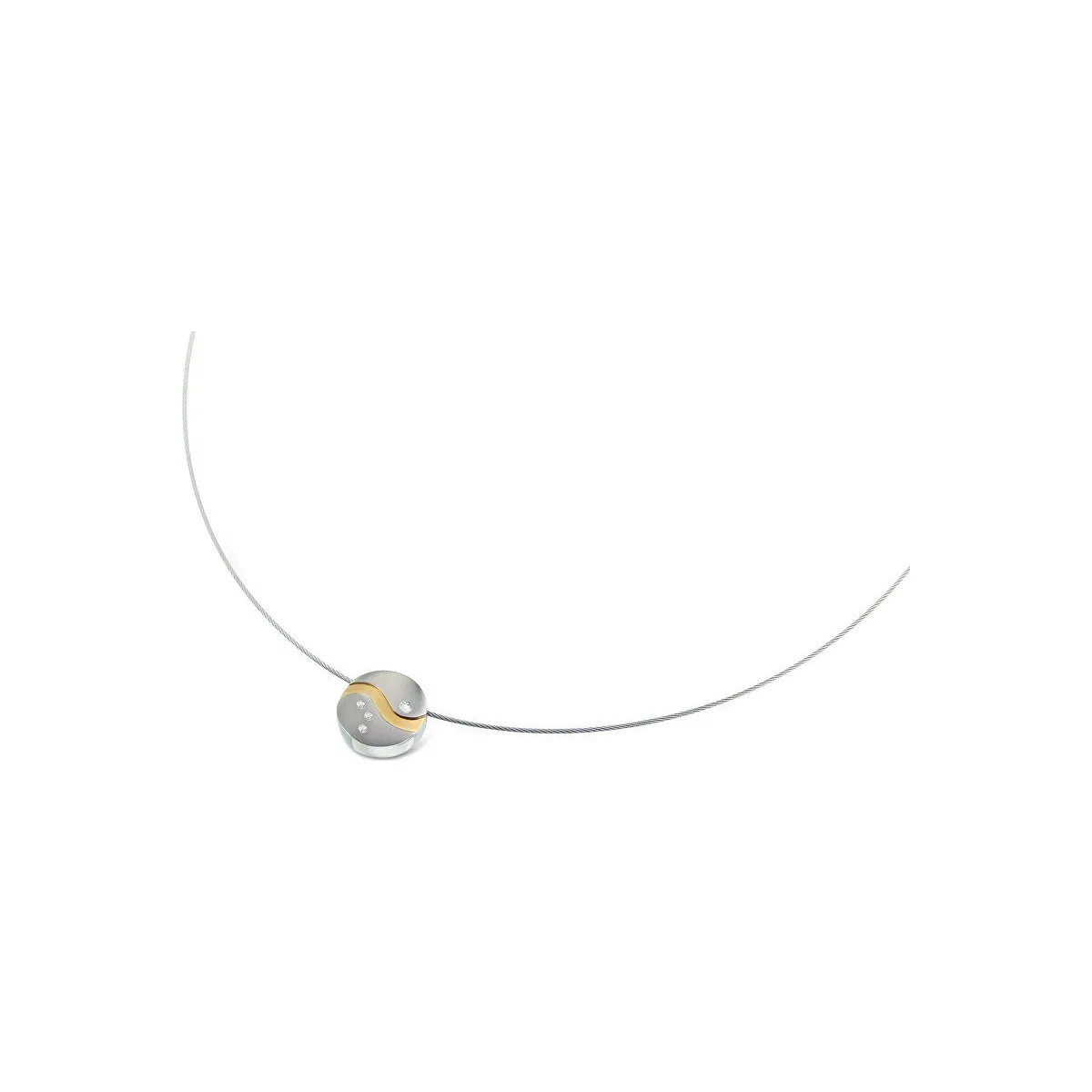 Boccia Pendant Titanium 07022-05, no titanium coated, Diamond