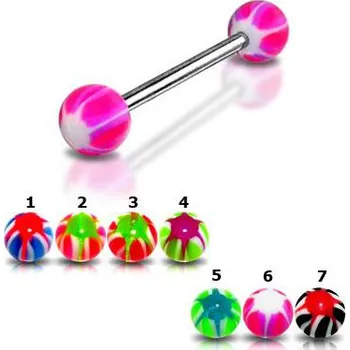 Piercing Piercingate Piercing do jazyka PCI00220 - Barva/Motiv: 2