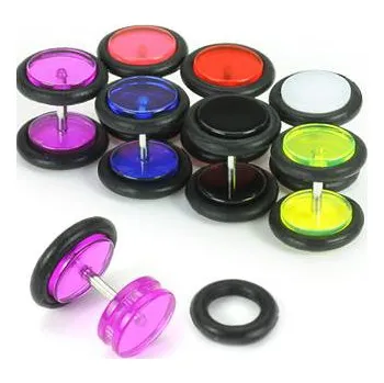 Piercing Piercingate Falešný piercing PFA00063 - Barva/Motiv: Tmavě modrá