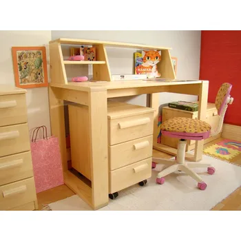 Psací stůl ROALHOLZ Dřevěný psací stůl masiv GENIUS smrk