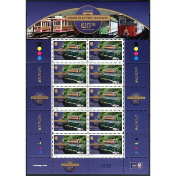 Poštovní známka (2018) MiNr. 2399 ** - Isle of Man - PL - 125 let elektrická dráha na ostrově Man (I); Europa: mosty