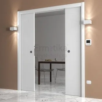 Stavební pouzdro Stavební pouzdro do SDK 1650/2100/180 LUMINOX Ermetika pro posuvné dveře 2-křídlé