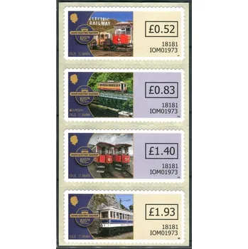 Poštovní známka (2018) MiNr. ** - Isle of Man - samolepící zn. - 125 let elektrická dráha na ostrově Man