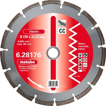 Řezný kotouč METABO DIA-Řezný kotouč, 150X2,15X22,23MM, "CLASSIC", "CC", BETON 628174000