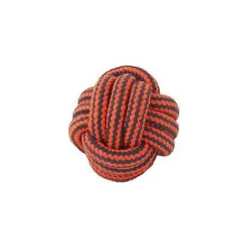 Hračka pro psa Nayeco hračka pro psa míč bavlna 7,5 cm 145 g oranžová