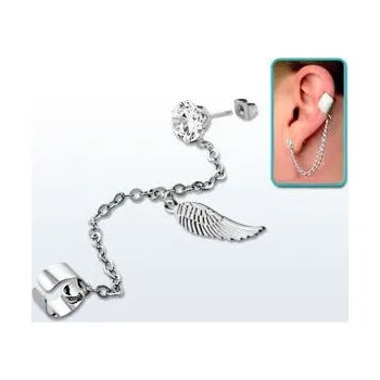 Piercing Piercingate Náušnice NAU00018 - Barva/Motiv: Růžová