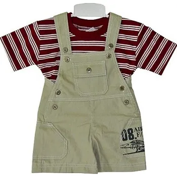 Kojenecká souprava TK Kojenecký komplet kraťasy s laclem červené tričko vel. 86 Velikost: 86