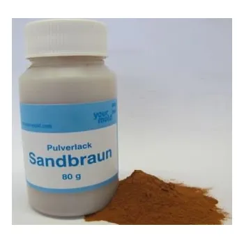 PRÁŠKOVÁ BARVA NA OLOVO PÍSKOVĚ HNĚDÁ 1000G