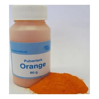 PRÁŠKOVÁ BARVA NA OLOVO ORANŽOVÁ 1000G