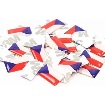samolepka 5 ks mini samolepek České vlajky