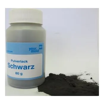 PRÁŠKOVÁ BARVA NA OLOVO ČERNÁ 80G