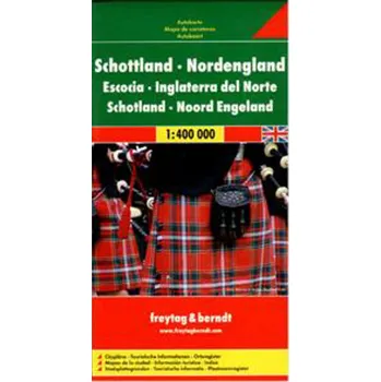 Skotsko, severní Anglie 1:400 000 - Freytag & Berndt