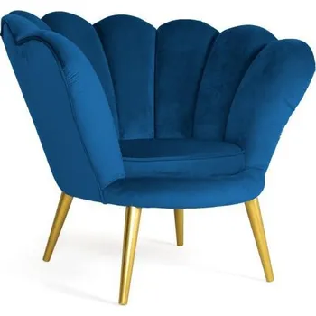 Křeslo MAMBA křeslo Tristan královská modrá/zlatá