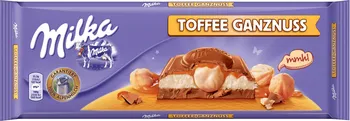 Čokoláda Milka Toffee Wholenut mléčná 300 g
