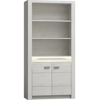 přebalovací pult a komoda Casarredo Regál INDIANAPOLIS I-5 jasan bílý