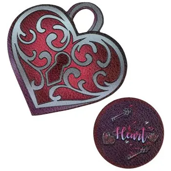 Sticker na tašku Heart, sada 2 ks