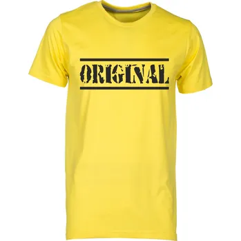 TUKAN AGENCY Pánské tričko Original Barva: Žlutá, Velikost: XXL