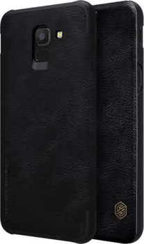 Pouzdro na mobilní telefon Nillkin Qin Book pro Samsung J600 Galaxy J6 černé