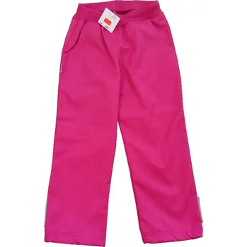 Chlapecké kalhoty Fantom Softshellové kalhoty s ÚPLETEM 18/12 - růžové KONFEKČNÍ VELIKOST: 128