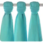 KIKKO Bambusové pleny XKKO BMB Tyrkys 70x70cm - 3ks